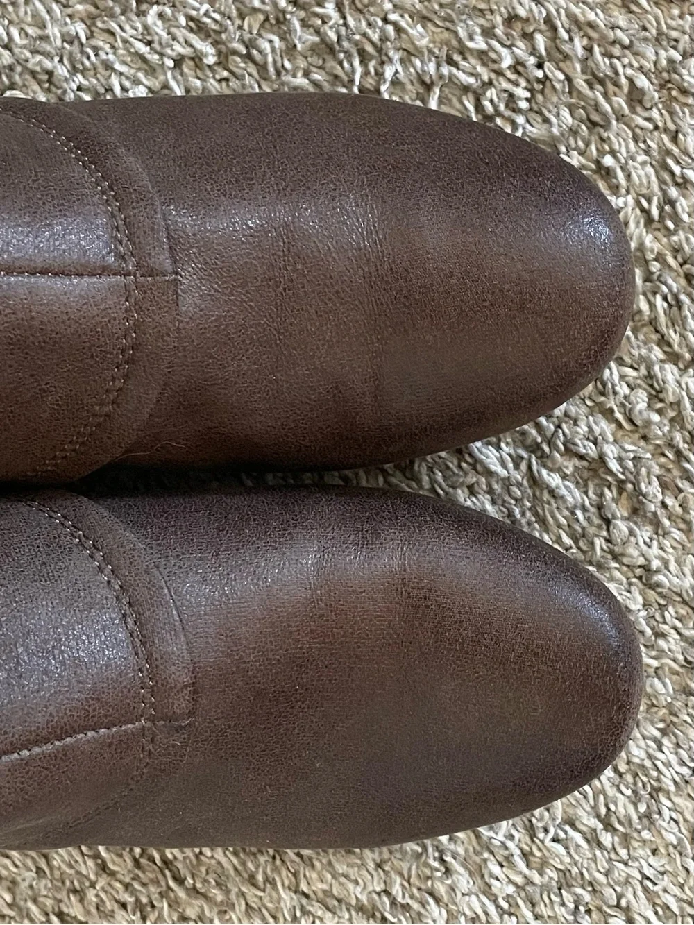 BareTraps Shania Brown Slouchy Knee High Riding Boots Size 10 Worn 1 Time